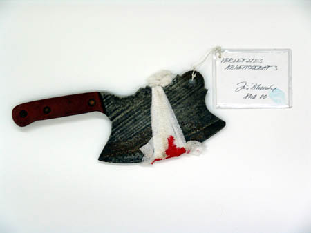 Verletzte Arbeitsgeräte (Beil)